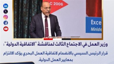 تلبية متطلبات سوق العمل الدولي من العمالة البحرية المصرية الماهرة